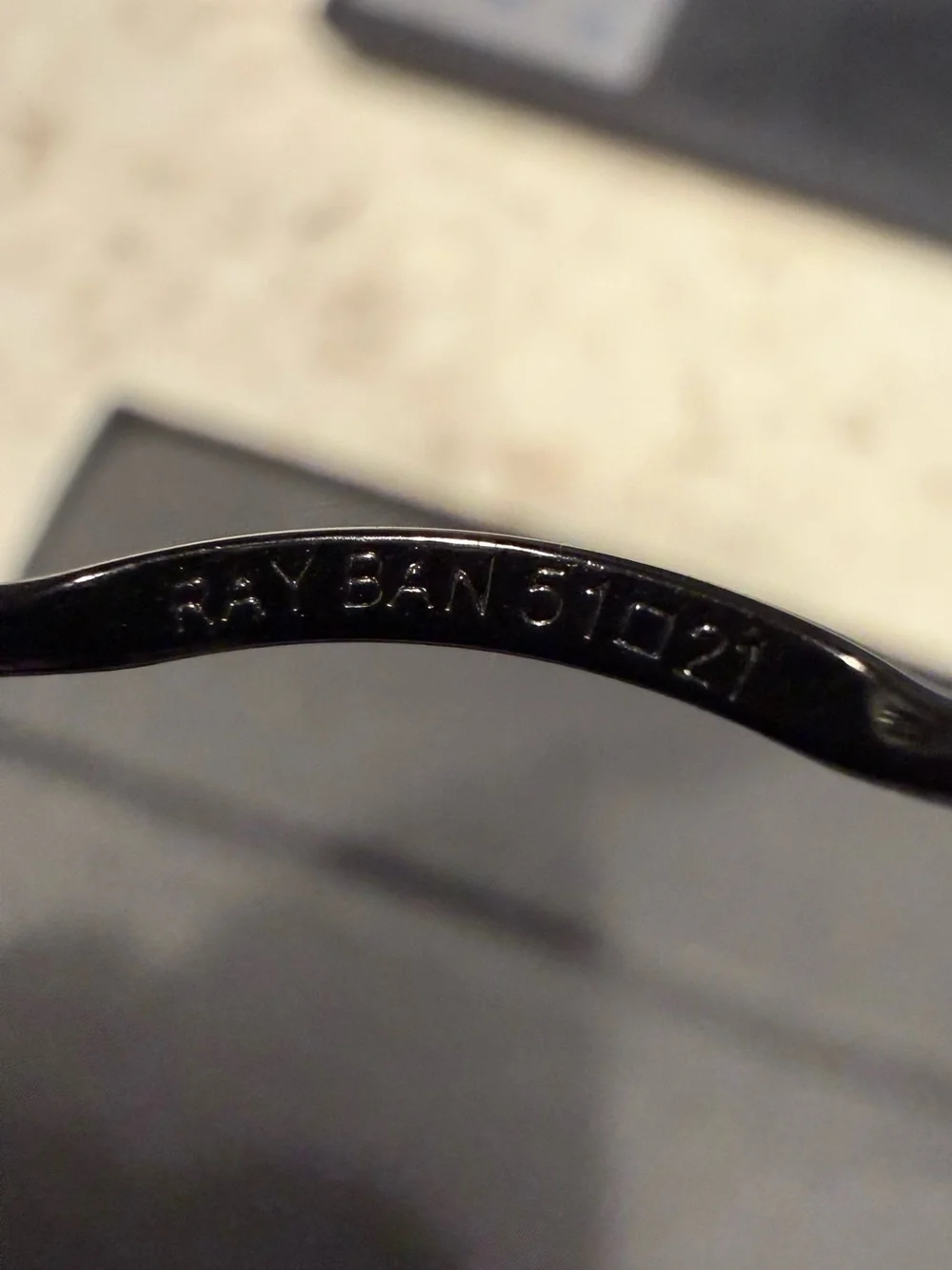 Ray-Ban  Black Polarized Hexagonal Sunglasses RB 3548-N 002/58
